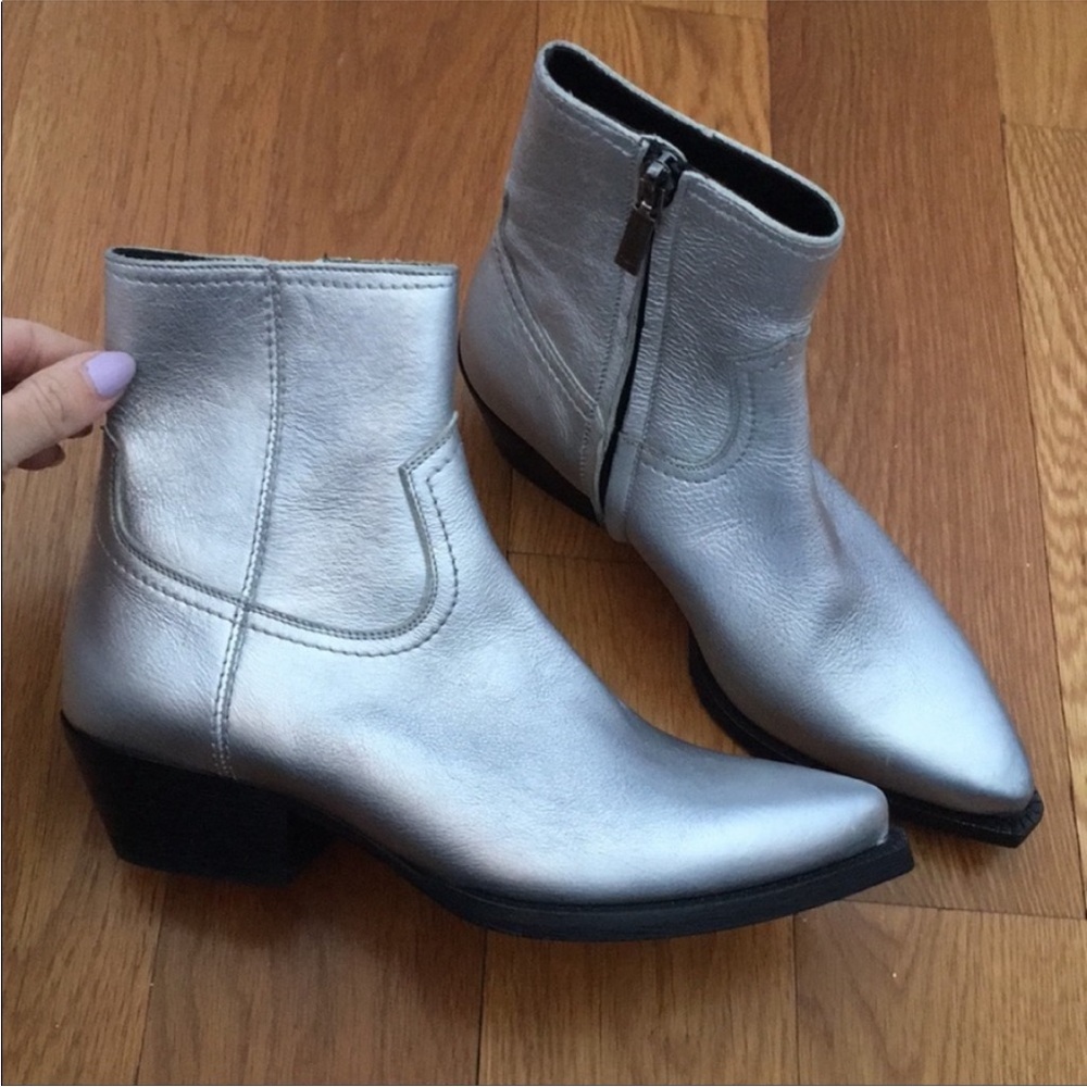 Saint Laurent Paris Cowboy Ankle Boots 36 - Picture 2 of 9